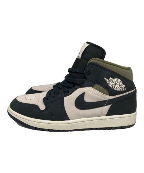 NIKE（ナイキ）NIKE (ナイキ) Air Jordan 1 Mid SE Light Orewood Brown/Medium Olive/Sail/Off Noir サイズ:28cmの古着・服飾アイテム