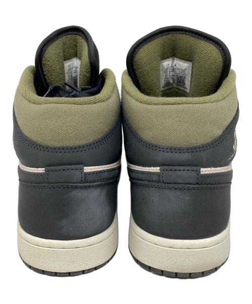 NIKE（ナイキ）NIKE (ナイキ) Air Jordan 1 Mid SE Light Orewood Brown/Medium Olive/Sail/Off Noir サイズ:28cmの古着・服飾アイテム