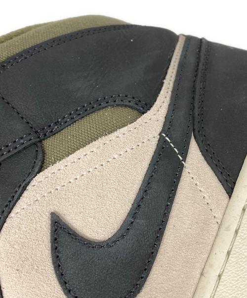 NIKE（ナイキ）NIKE (ナイキ) Air Jordan 1 Mid SE Light Orewood Brown/Medium Olive/Sail/Off Noir サイズ:28cmの古着・服飾アイテム
