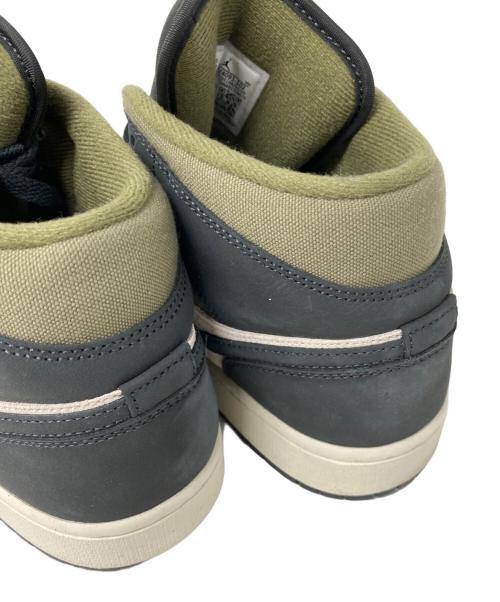 NIKE（ナイキ）NIKE (ナイキ) Air Jordan 1 Mid SE Light Orewood Brown/Medium Olive/Sail/Off Noir サイズ:28cmの古着・服飾アイテム