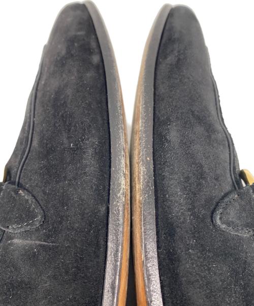 Salvatore Ferragamo（サルヴァトーレ フェラガモ）Salvatore Ferragamo (サルヴァトーレ フェラガモ) ALESSIO スウェード ビットローファー ブラック サイズ:8の古着・服飾アイテム