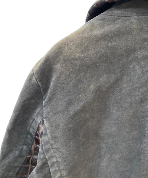 EMPORIO ARMANI（エンポリオ アルマーニ）EMPORIO ARMANI (エンポリオ アルマーニ) スウェードジャケット ダークブラウン サイズ:Mの古着・服飾アイテム