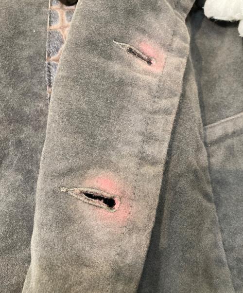 EMPORIO ARMANI（エンポリオ アルマーニ）EMPORIO ARMANI (エンポリオ アルマーニ) スウェードジャケット ダークブラウン サイズ:Mの古着・服飾アイテム