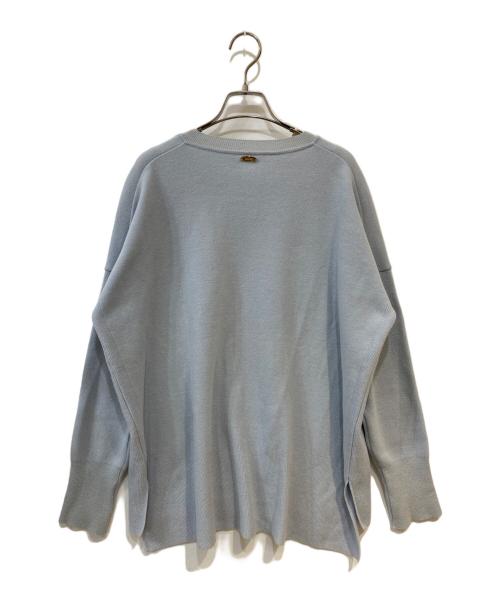 MUSE de Deuxieme Classe（ミューズ ドゥーズィエム クラス）MUSE de Deuxieme Classe (ミューズ ドゥーズィエム クラス) fluffy スムース クルーネックプルオーバー ニット グレー サイズ: Freeの古着・服飾アイテム