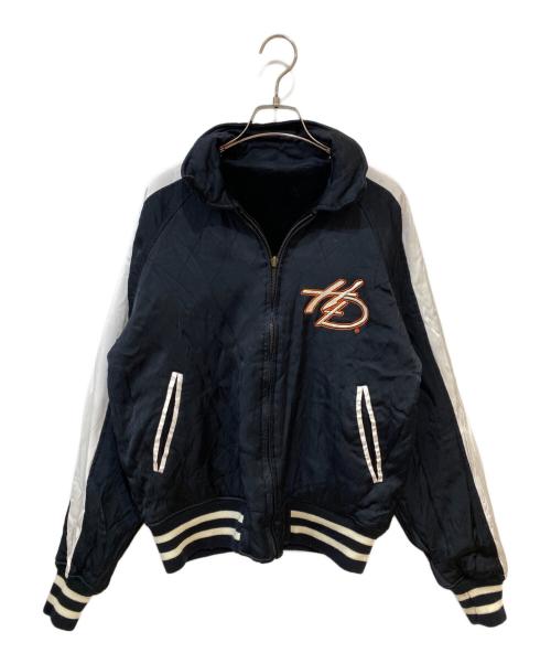 HARLEY-DAVIDSON（ハーレーダビッドソン）HARLEY-DAVIDSON (ハーレーダビッドソン) ベロアスカジャン / リバーシブルジャケット ブラック サイズ:Lの古着・服飾アイテム
