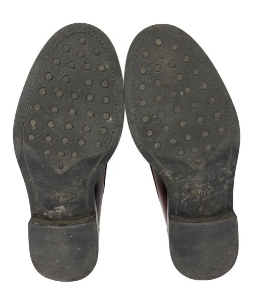 TOD'S（トッズ）TOD'S (トッズ) KATE ケイト レザー メタルチェーン ローファー ブラック サイズ:37の古着・服飾アイテム