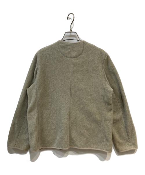 DANTON（ダントン）DANTON (ダントン) FLEECE COLLARLESS JACKET ベージュ サイズ:34の古着・服飾アイテム
