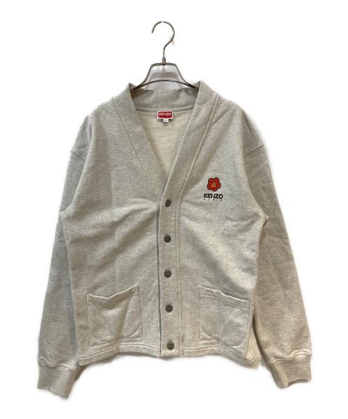 KENZO（ケンゾー）KENZO (ケンゾー) BOKE FLOWER CLASSIC CARDIGAN グレー サイズ:Sの古着・服飾アイテム