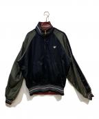 HUMAN MADEヒューマンメイド）の古着「REVERSIBLE SATIN JACKET」｜ブラック×カーキ