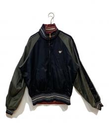 HUMAN MADE（ヒューマンメイド）の古着「REVERSIBLE SATIN JACKET」｜ブラック×カーキ