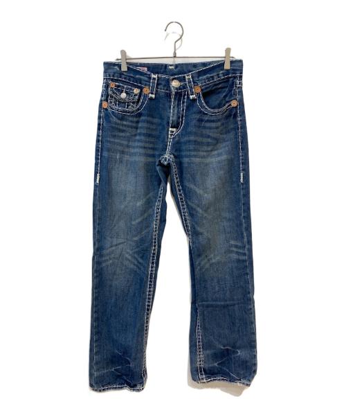 TRUE RELIGION（トゥルー レリジョン）TRUE RELIGION (トゥルー レリジョン) JOHNNY SUPER T デニムパンツ インディゴ サイズ:W32×L33の古着・服飾アイテム