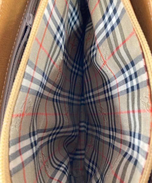 BURBERRY（バーバリー）BURBERRY (バーバリー) 裏地ホースノヴァチェック ワンショルダーバッグ ベージュの古着・服飾アイテム