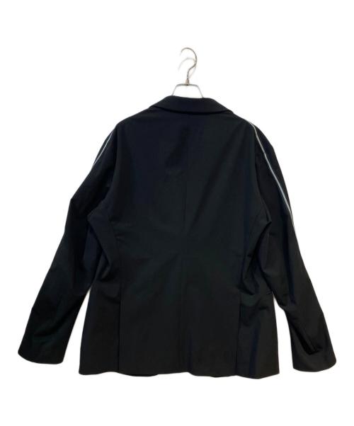 EMPORIO ARMANI（エンポリオ アルマーニ）EMPORIO ARMANI (エンポリオ アルマーニ) サイドライン テーラードジャケット ブラック サイズ:1の古着・服飾アイテム