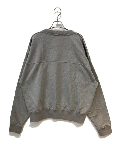YOKE（ヨーク）YOKE (ヨーク) OVERSIZED PIPING SWEAT グレー サイズ: Mの古着・服飾アイテム