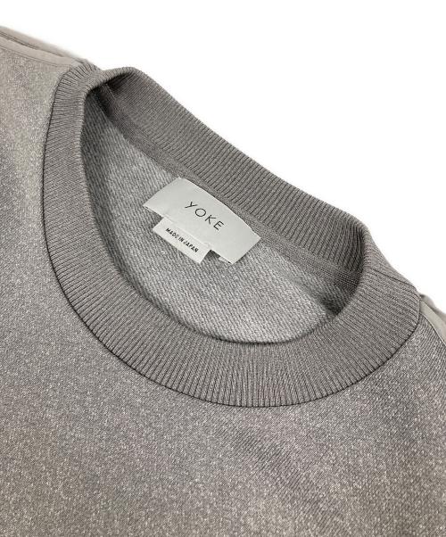 YOKE（ヨーク）YOKE (ヨーク) OVERSIZED PIPING SWEAT グレー サイズ: Mの古着・服飾アイテム