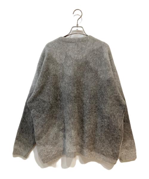 YOKE（ヨーク）YOKE (ヨーク) GRADATION JACQUARD CARDIGAN グレー サイズ:2の古着・服飾アイテム