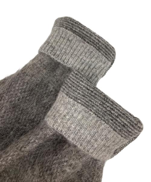 YOKE（ヨーク）YOKE (ヨーク) GRADATION JACQUARD CARDIGAN グレー サイズ:2の古着・服飾アイテム