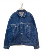 SUPREMEシュプリーム）の古着「Smurfs Denim Trucker Jacket」｜インディゴ