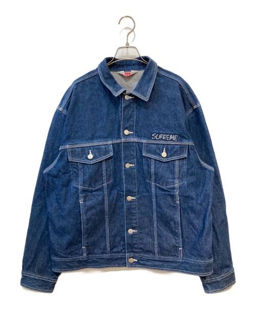 SUPREME（シュプリーム）SUPREME (シュプリーム) Smurfs Denim Trucker Jacket インディゴ サイズ:Lの古着・服飾アイテム