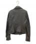 DIESEL (ディーゼル) ラムレザーダブルライダースジャケット ブラック サイズ: S：12000円