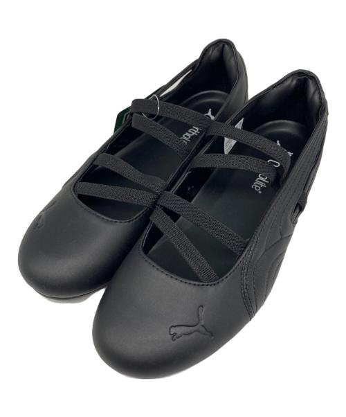 PUMA（プーマ）PUMA (プーマ) SPEEDCAT BALLET LTHR バレーシューズ ブラック サイズ:24cm 未使用品の古着・服飾アイテム