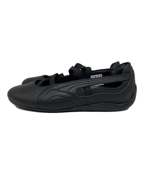 PUMA（プーマ）PUMA (プーマ) SPEEDCAT BALLET LTHR バレーシューズ ブラック サイズ:24cm 未使用品の古着・服飾アイテム