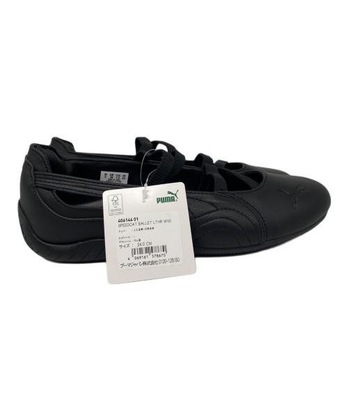 PUMA（プーマ）PUMA (プーマ) SPEEDCAT BALLET LTHR バレーシューズ ブラック サイズ:24cm 未使用品の古着・服飾アイテム