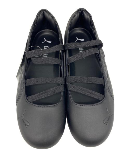 PUMA（プーマ）PUMA (プーマ) SPEEDCAT BALLET LTHR バレーシューズ ブラック サイズ:24cm 未使用品の古着・服飾アイテム