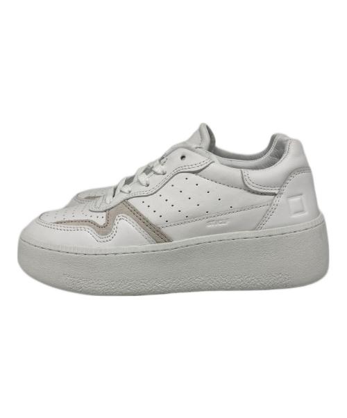 D.A.T.E.（デイト）D.A.T.E. (デイト) STEP CALF  ローカットスニーカー ホワイト サイズ:22.5cmの古着・服飾アイテム