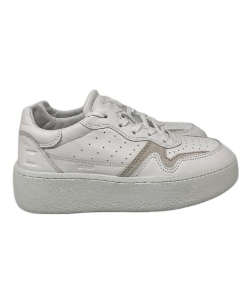 D.A.T.E.（デイト）D.A.T.E. (デイト) STEP CALF  ローカットスニーカー ホワイト サイズ:22.5cmの古着・服飾アイテム