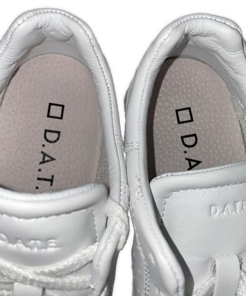 D.A.T.E.（デイト）D.A.T.E. (デイト) STEP CALF  ローカットスニーカー ホワイト サイズ:22.5cmの古着・服飾アイテム
