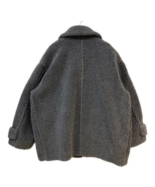 CLANE（クラネ）CLANE (クラネ) RIDGE POCKET BOA OVER COAT グレー サイズ:2の古着・服飾アイテム