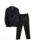 BURBERRY BLACK LABELバーバリーブラックレーベル）の古着「ストライプ セットアップスーツ」｜ブラック