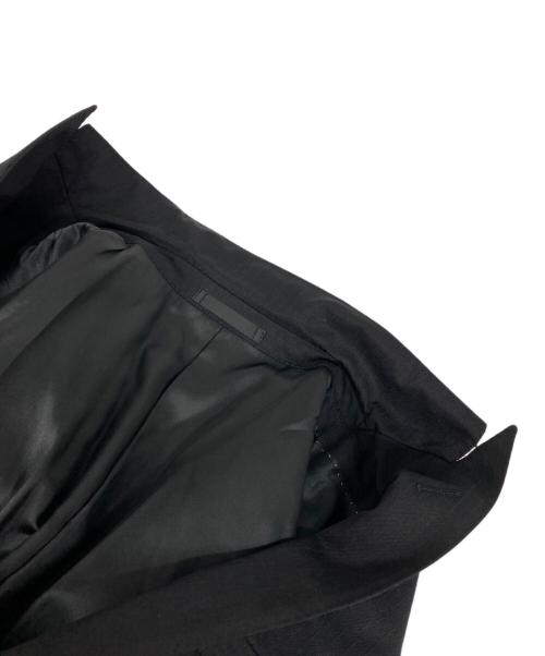 BURBERRY BLACK LABEL（バーバリーブラックレーベル）BURBERRY BLACK LABEL (バーバリーブラックレーベル) ストライプ セットアップスーツ ブラック サイズ:36の古着・服飾アイテム