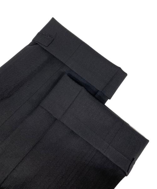 BURBERRY BLACK LABEL（バーバリーブラックレーベル）BURBERRY BLACK LABEL (バーバリーブラックレーベル) ストライプ セットアップスーツ ブラック サイズ:36の古着・服飾アイテム