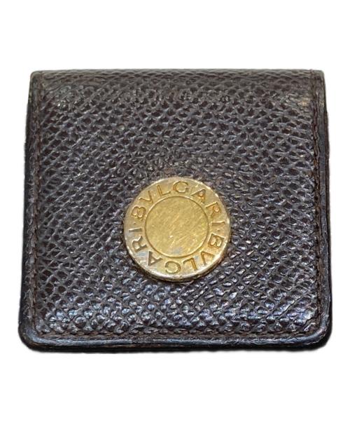 BVLGARI（ブルガリ）BVLGARI (ブルガリ) クラシコ Wホック 2つ折り財布 ブラウンの古着・服飾アイテム