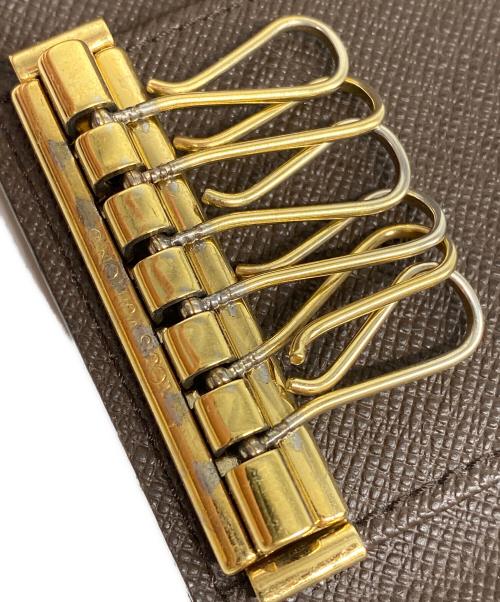 LOUIS VUITTON（ルイ ヴィトン）LOUIS VUITTON (ルイ ヴィトン) キーケース ミュルティクレ 6 ブラウンの古着・服飾アイテム