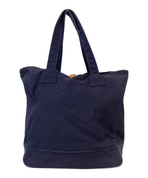 POLO RALPH LAUREN（ポロ・ラルフローレン）POLO RALPH LAUREN (ポロ・ラルフローレン) USA キャンバストートバッグ ネイビーの古着・服飾アイテム