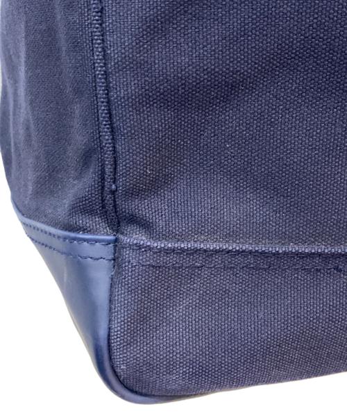 POLO RALPH LAUREN（ポロ・ラルフローレン）POLO RALPH LAUREN (ポロ・ラルフローレン) USA キャンバストートバッグ ネイビーの古着・服飾アイテム