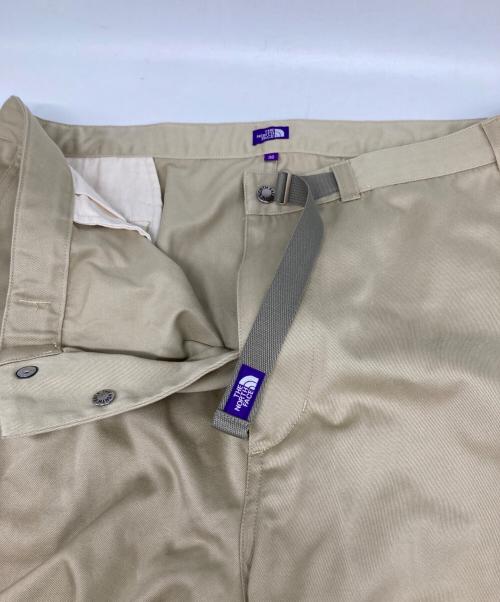 THE NORTHFACE PURPLELABEL（ザ・ノースフェイス パープルレーベル）THE NORTHFACE PURPLELABEL (ザ・ノースフェイス パープルレーベル) Chino Wide Tapered Field Pants ベージュ サイズ:36の古着・服飾アイテム