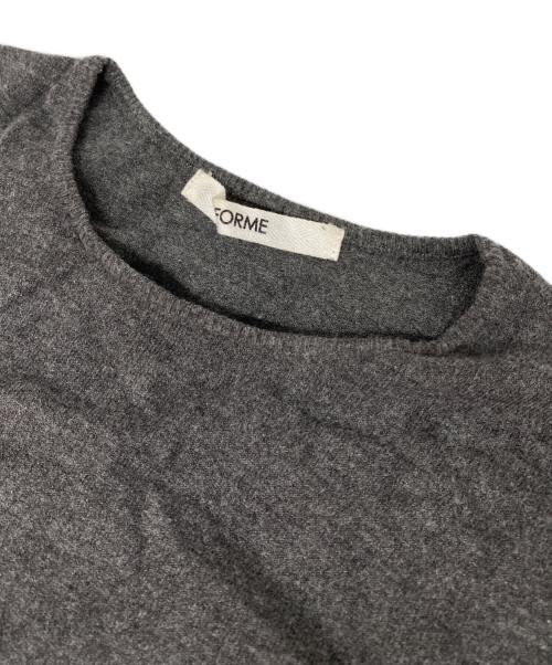 forme（フォルメ）FORME (フォルメ) ストレッチニット グレー サイズ: Freeの古着・服飾アイテム