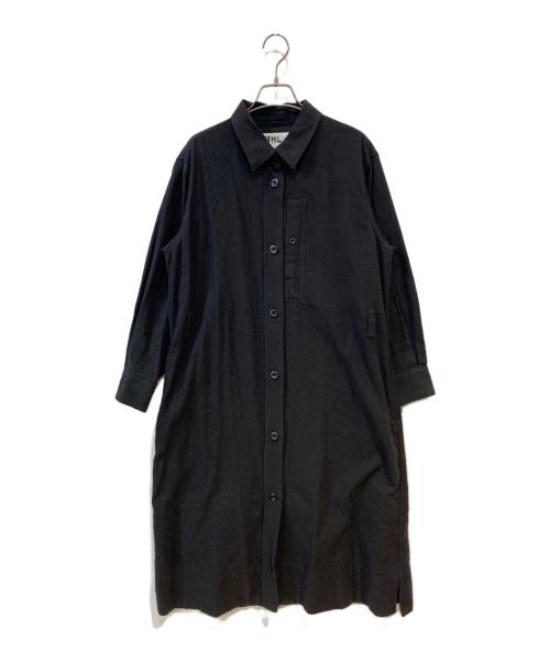 MHL（マーガレットハウエル）MHL　 (マーガレットハウエル) APANESE WOOL SHIRTING ワンピース ブラック サイズ:Ⅱの古着・服飾アイテム
