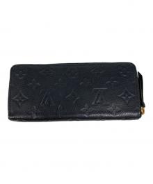 LOUIS VUITTON（ルイ ヴィトン）の古着「ポルトフォイユ・クレマンス 長財布」｜ノワール