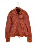 EMPORIO ARMANIエンポリオ アルマーニ）の古着「レザージャケット」｜レッド