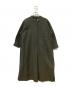 MHL（マーガレットハウエル）の古着「ORN COTTON WOOL TWILL シャツワンピース」｜オリーブ