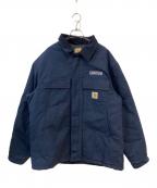CarHarttカーハート）の古着「Loose Fit Firm Duck Insulated Traditional Coat」｜ネイビー