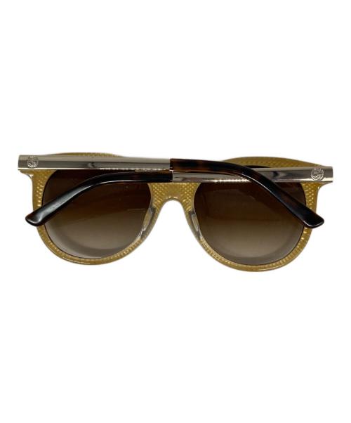 GUCCI（グッチ）GUCCI (グッチ) セルフレームボストン型サングラス ブラウン サイズ:53□19の古着・服飾アイテム