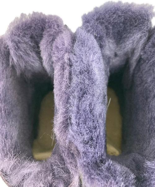 UGG（アグ）UGG (アグ) Mini Bailey Bow II ムートンブーツ パープル サイズ:24cmの古着・服飾アイテム