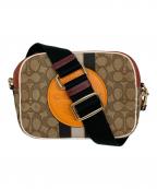 COACHコーチ）の古着「Dempsey Camera Bag」｜ベージュ