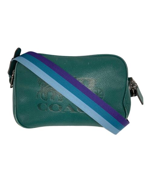 COACH（コーチ）COACH (コーチ) LTH JES XBDY ホースアンドキャリッジ ショルダーバッグ グリーンの古着・服飾アイテム